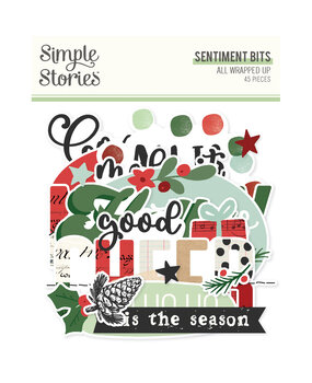 Simple Stories All Wrapped Up Sentiment Bits & Pieces (25420)