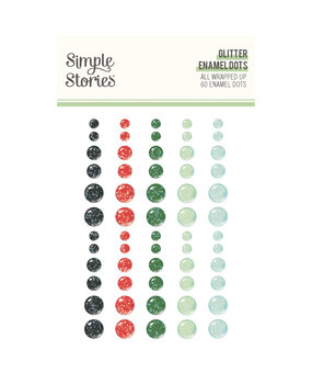 Simple Stories All Wrapped Up Glitter Enamel Dots (25424)