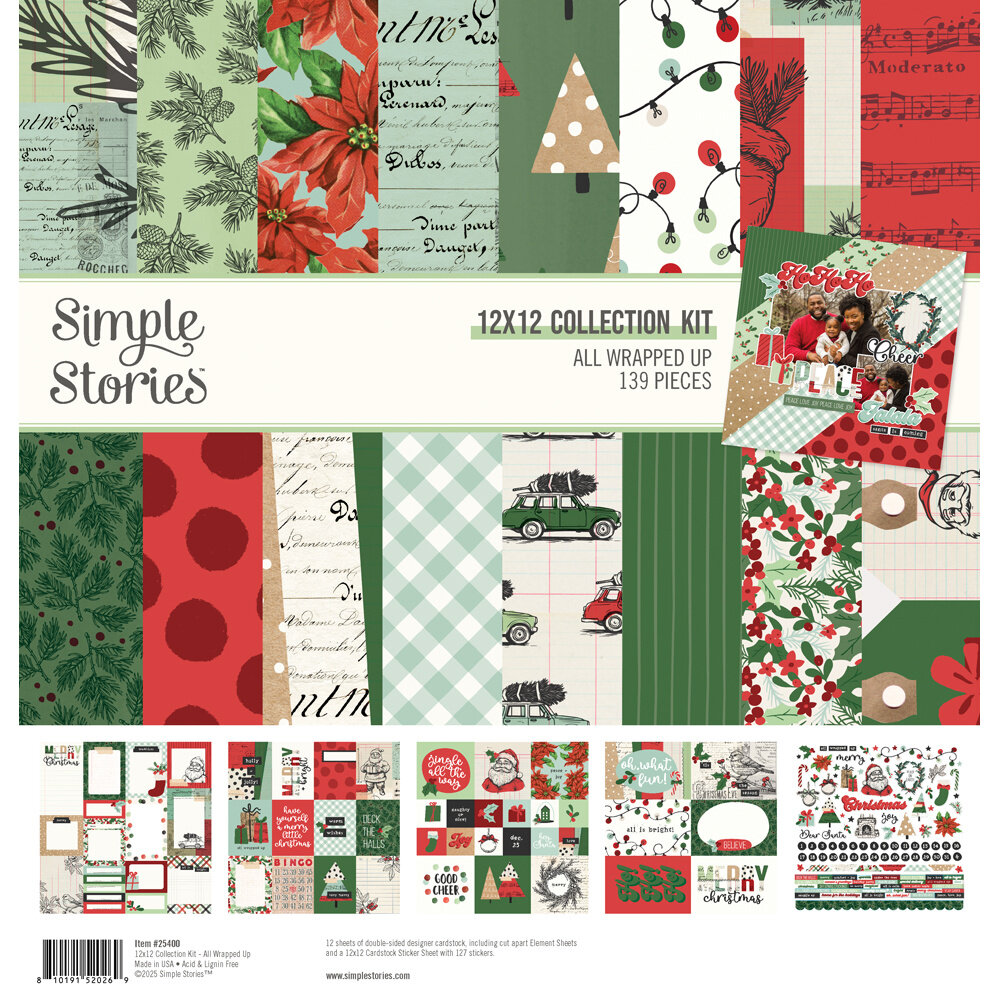 Simple Stories All Wrapped Up Collection Kit (25400) (OUTLET)