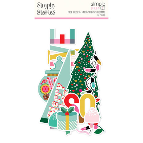 Simple Stories Hard Candy Christmas Simple Pages Pieces (25625) (OUTLET)