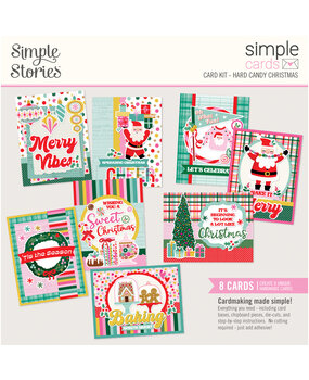 Simple Stories Hard Candy Christmas Simple Cards Kit (25626)