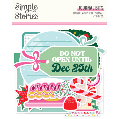 Simple Stories Hard Candy Christmas Journal Bits & Pieces (25619) (OUTLET)