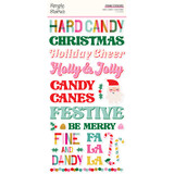 Simple Stories Hard Candy Christmas Foam Stickers (25622)