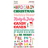 Hard Candy Christmas Foam Stickers (25622) (OUTLET)