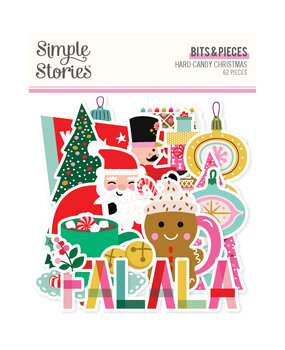 Simple Stories Hard Candy Christmas Bits & Pieces (25618)