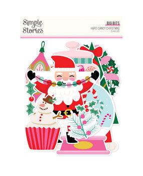 Simple Stories Hard Candy Christmas Big Bits & Pieces (25621)