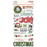 Simple Stories Say Cheese Classic Mouse Christmas Foam Stickers (25211)