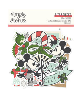 Simple Stories Say Cheese Classic Mouse Christmas Bits & Pieces (25209) Simple Stories Say Cheese Classic Mouse Christmas Bits & Pieces (25209)