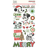 Simple Stories Say Cheese Classic Mouse Christmas 6x12 Inch Chipboard Stickers (25208) (OUTLET)