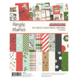 Simple Stories Say Cheese Classic Mouse Christmas 6x8 Inch Paper Pad (25223)