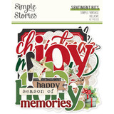 Simple Stories Simple Vintage Believe Sentiments Bits & Pieces (25528)