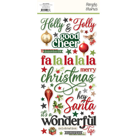 Simple Stories Simple Vintage Believe Foam Stickers (25533)