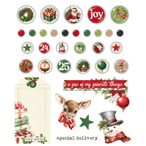 Simple Stories Simple Vintage Believe Decorative Brads (25534) (OUTLET)