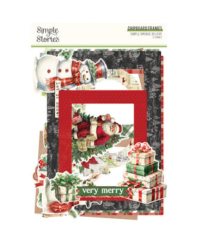 Simple Stories Simple Vintage Believe Chipboard Frames (25531)