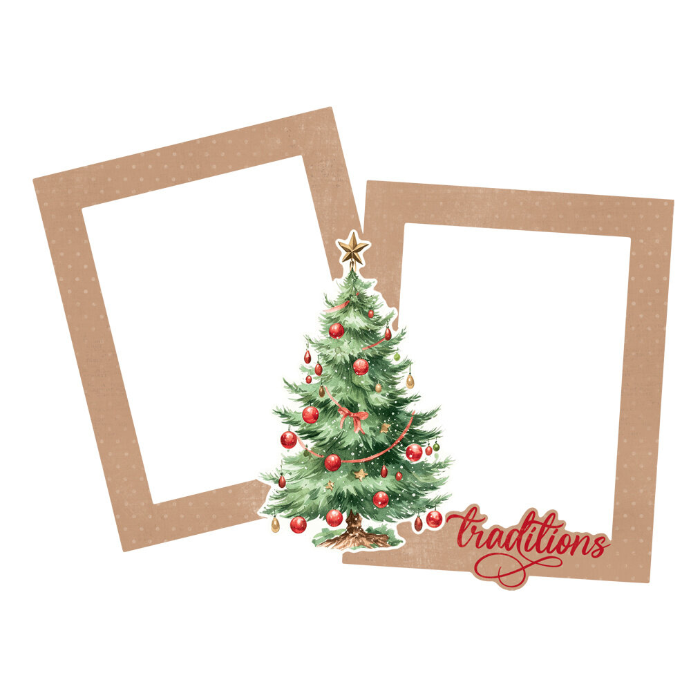 Simple Stories Simple Vintage Believe Chipboard Frames (25531) (OUTLET)