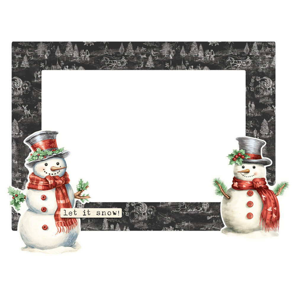 Simple Stories Simple Vintage Believe Chipboard Frames (25531) (OUTLET)