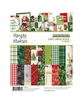 Simple Stories Simple Vintage Believe 6x8 Inch Paper Pad (25522)