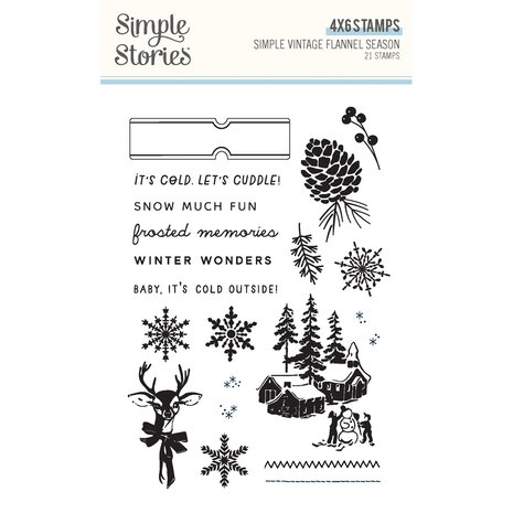Simple Stories Simple Vintage Flannel Season Stamps (25316) (OUTLET)