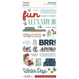 Simple Stories Simple Vintage Flannel Season Foam Stickers (25323)