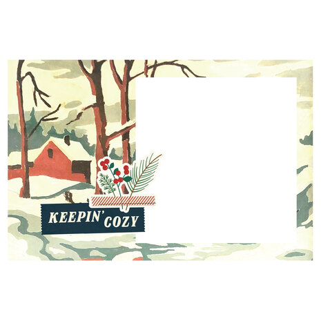 Simple Stories Simple Vintage Flannel Season Chipboard Frames (25322) (OUTLET)
