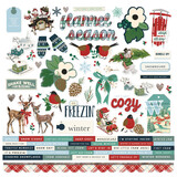 Simple Stories Simple Vintage Flannel Season Cardstock Stickers (25302)