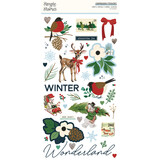 Simple Stories Simple Vintage Flannel Season 6x12 Inch Chipboard Stickers (25317)