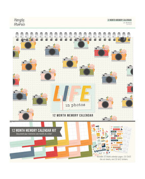 Simple Stories Life In Photos 12 Month Memory Calendar (25681)