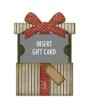 Sizzix Thinlits Die by Tim Holtz Gift Card Package (6pcs) (662417) Sizzix Thinlits Die by Tim Holtz Gift Card Package (6pcs) (662417)