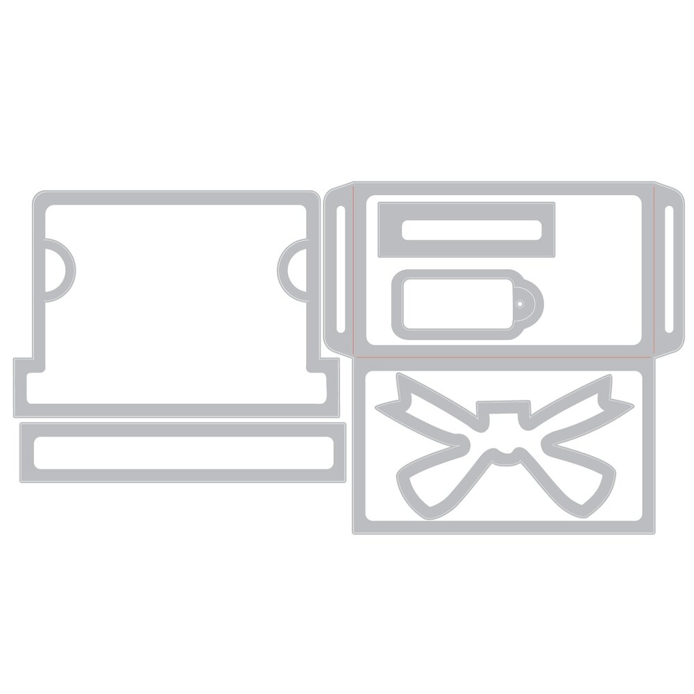 Sizzix Thinlits Die by Tim Holtz Gift Card Package (6pcs) (662417)