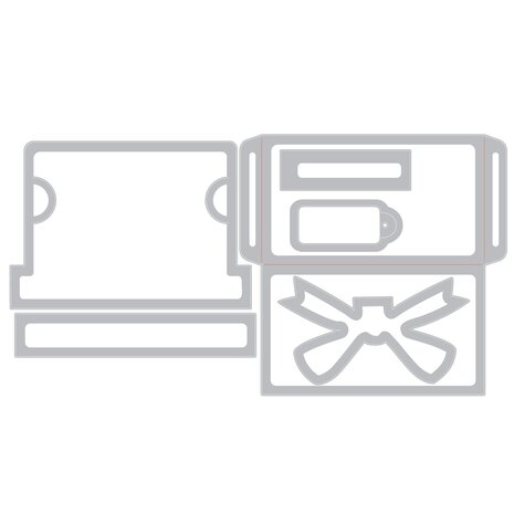 Sizzix Thinlits Die by Tim Holtz Gift Card Package (6pcs) (662417)