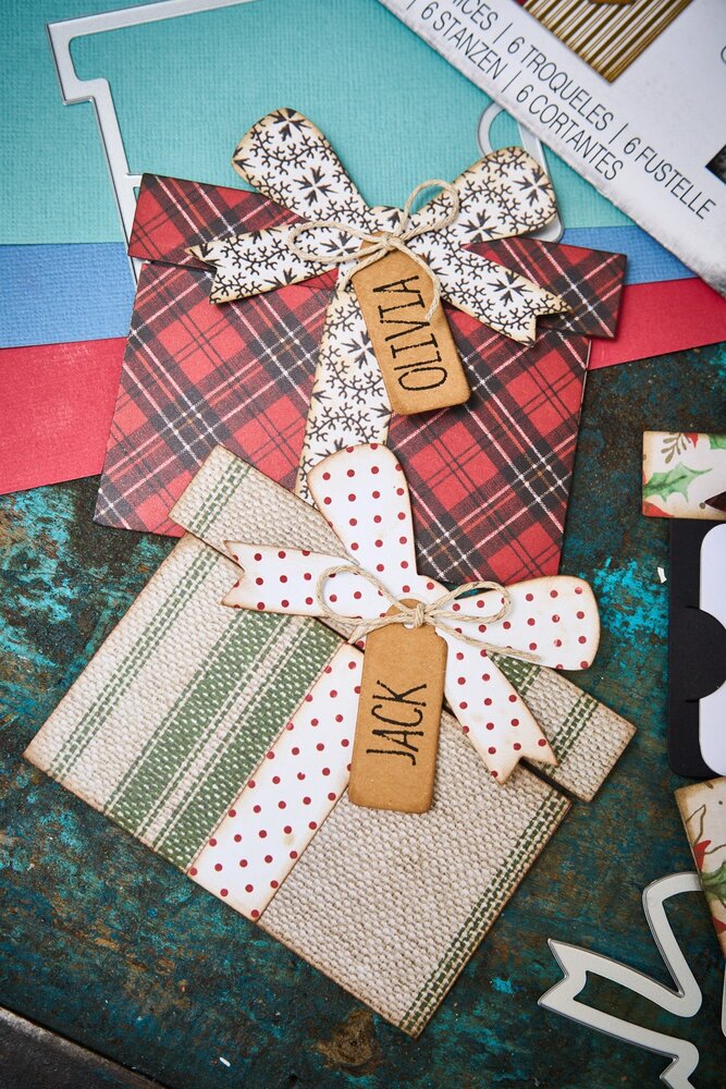 Sizzix Thinlits Die by Tim Holtz Gift Card Package (6pcs) (662417)