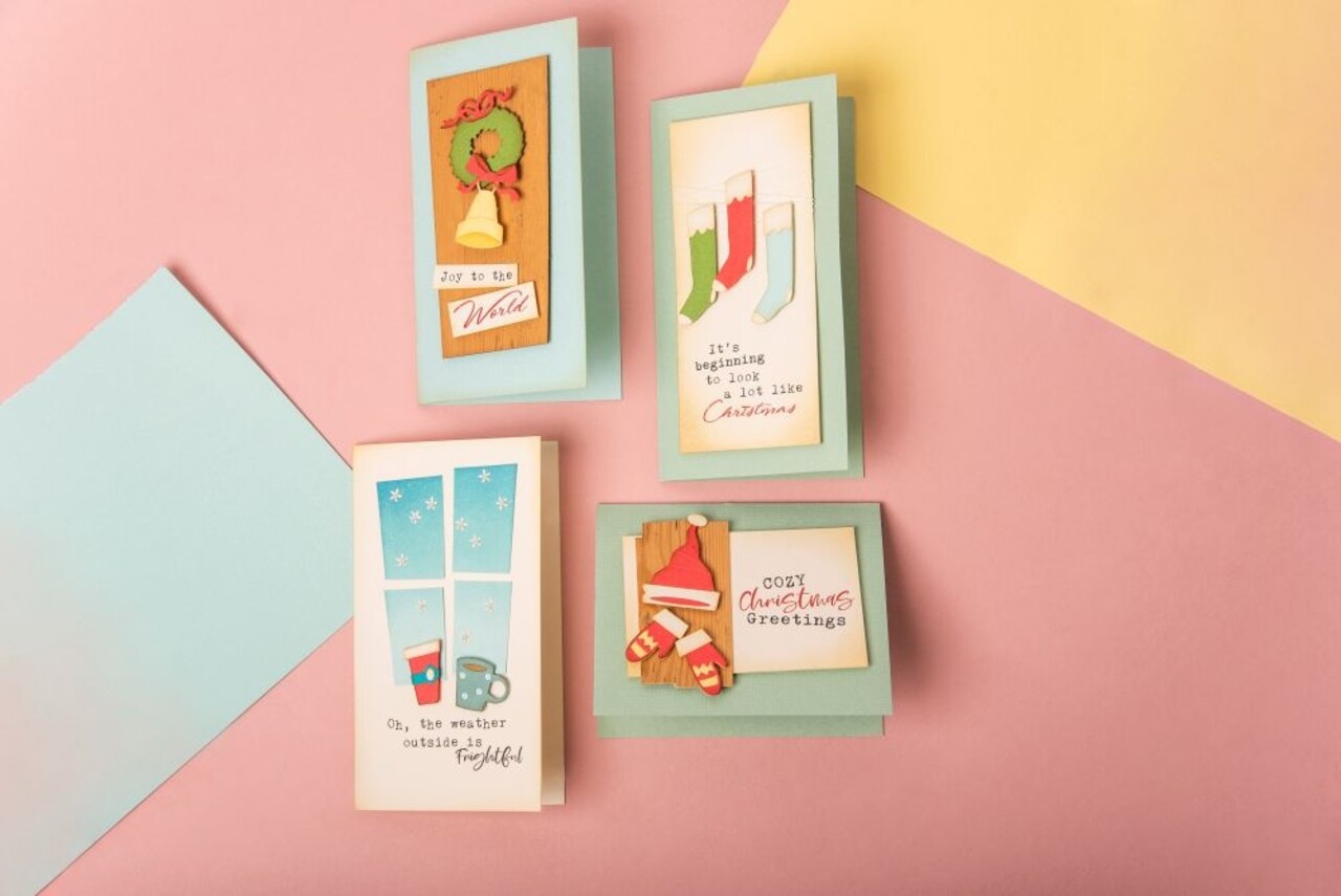 Sizzix Thinlits Die by Tim Holtz Festive Things (12pcs) (664191) Sizzix Thinlits Die by Tim Holtz Festive Things (12pcs) (664191)