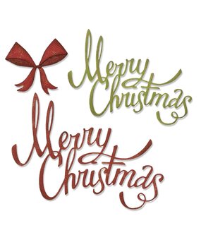 Sizzix Thinlits Die by Tim Holtz Christmas Ribbon (4pcs) (664196) Sizzix Thinlits Die by Tim Holtz Christmas Ribbon (4pcs) (664196)