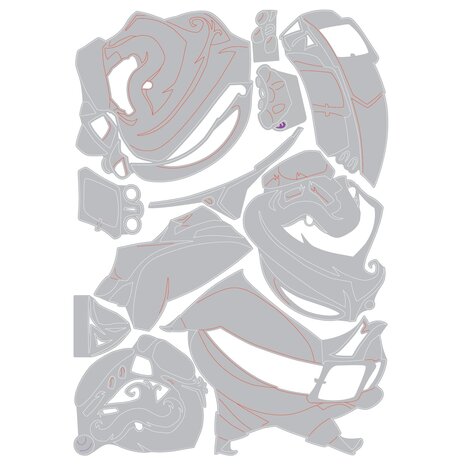 Sizzix Thinlits Colorize by Tim Holtz Jolly St. Nick (11pcs) (664198) Sizzix Thinlits Colorize by Tim Holtz Jolly St. Nick (11pcs) (664198)