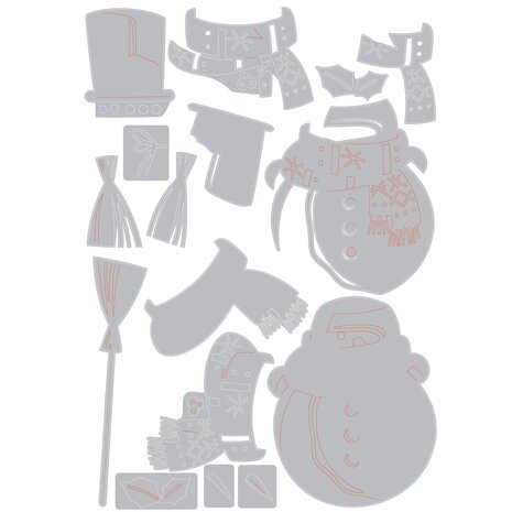 Sizzix Thinlits Colorize by Tim Holtz Winston (16pcs) (665569) Sizzix Thinlits Colorize by Tim Holtz Winston (16pcs) (665569)