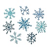 Sizzix Thinlits Die by Tim Holtz Scribbly Snowflakes (8pcs) (665582) Sizzix Thinlits Die by Tim Holtz Scribbly Snowflakes (8pcs) (665582)
