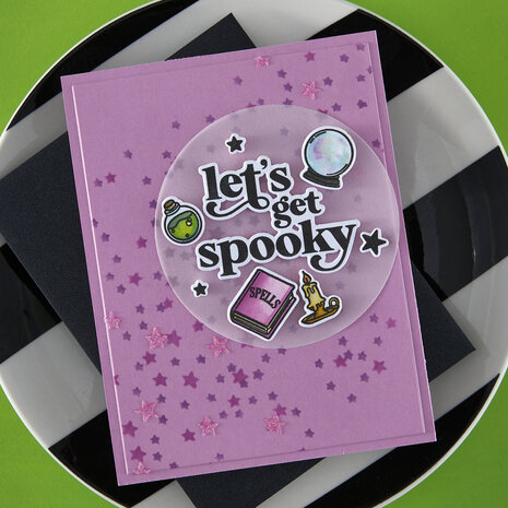 Hero Arts Hocus Pocus Stamp & Cut Set Season's Creepings (DC328)