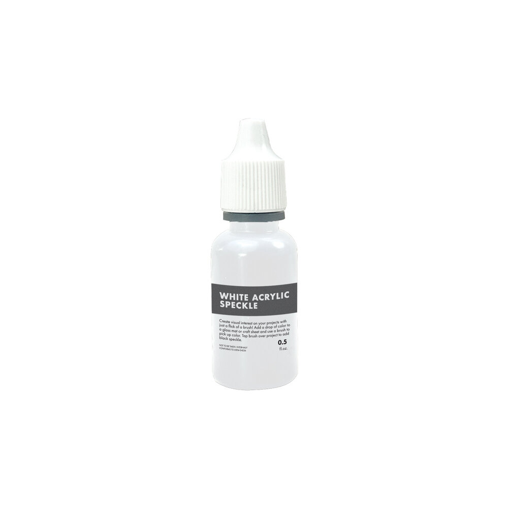 Hero Arts White Acrylic Speckle Ink 0.5 fl oz (PD201)