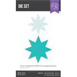 Hero Arts Very Merry Die Set Snowflake Star (DF257)