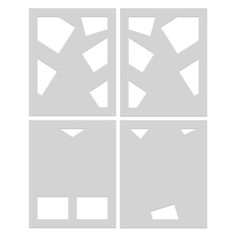 Hero Arts Very Merry Color Layering Stencils Tree (SA310) Hero Arts Very Merry Color Layering Stencils Tree (SA310)