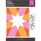 Hero Arts Very Merry Color Layering Stencils Star (SA309)