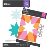 Hero Arts Very Merry Die & Stencil Bundle Star (WB1179)