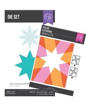 Hero Arts Very Merry Die & Stencil Bundle Star (WB1179)
