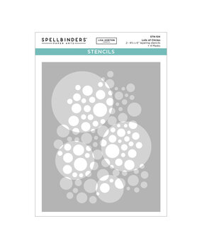 Spellbinders All About Christmas Stencil Lots of Circles (STN-106) Spellbinders All About Christmas Stencil Lots of Circles (STN-106)