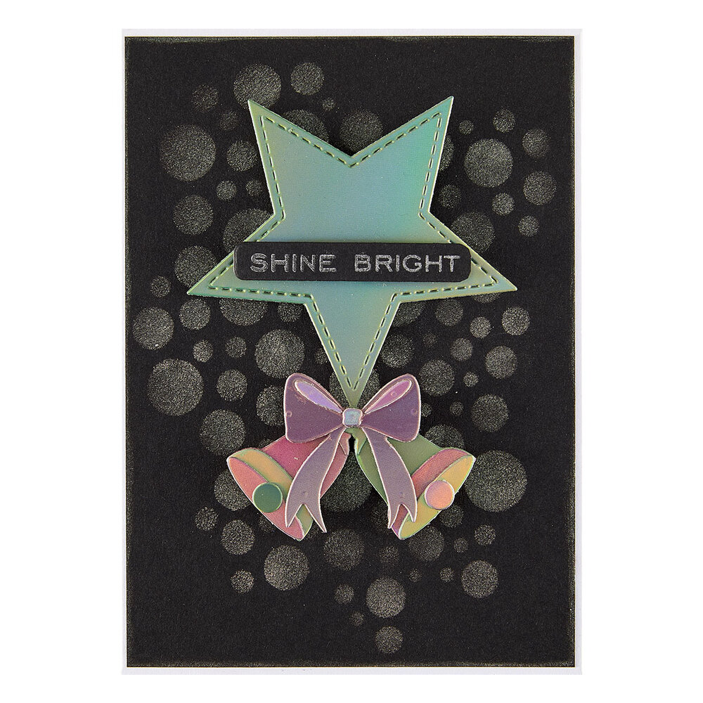 Spellbinders All About Christmas Stencil Lots of Circles (STN-106) Spellbinders All About Christmas Stencil Lots of Circles (STN-106)