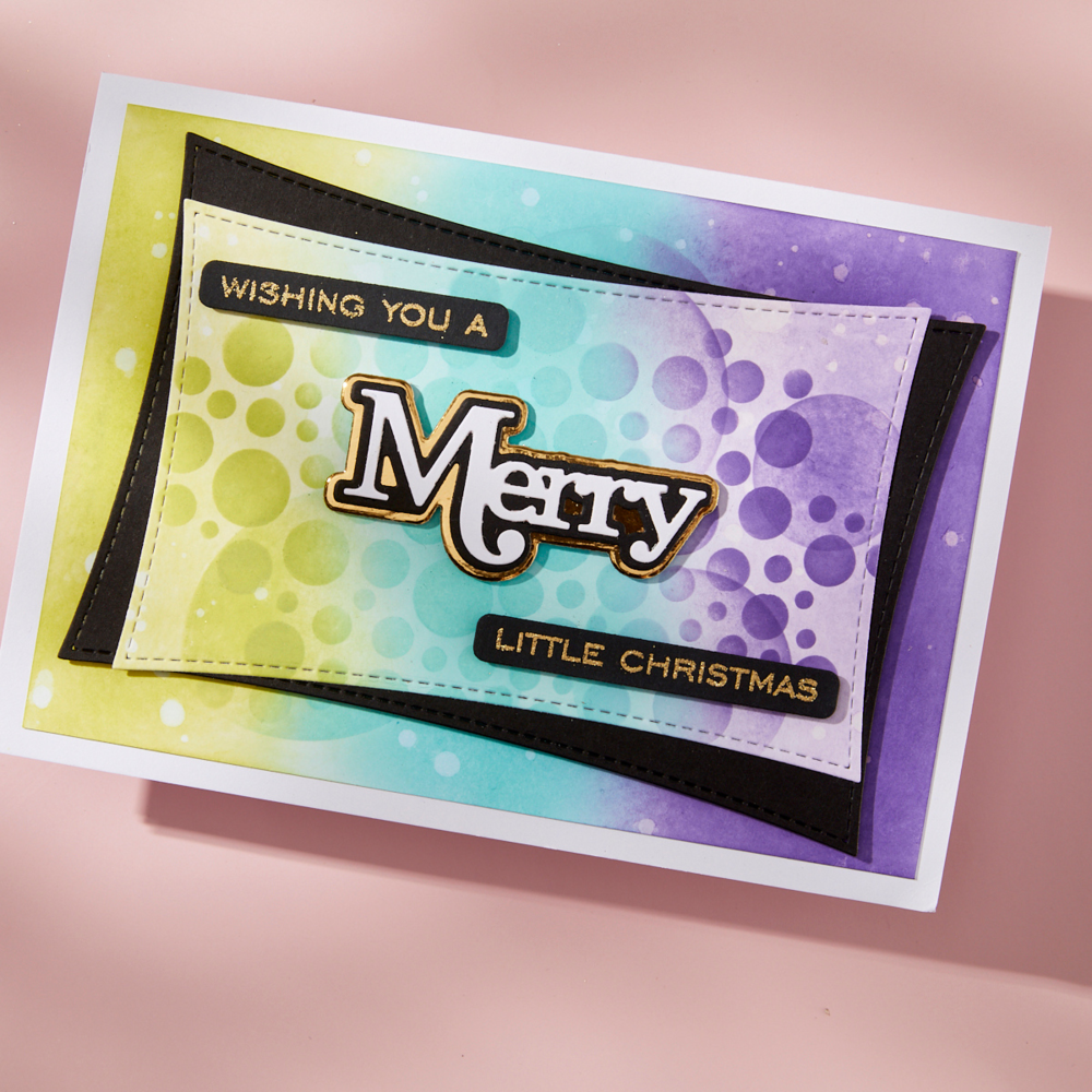 Spellbinders All About Christmas Stencil Lots of Circles (STN-106) Spellbinders All About Christmas Stencil Lots of Circles (STN-106)