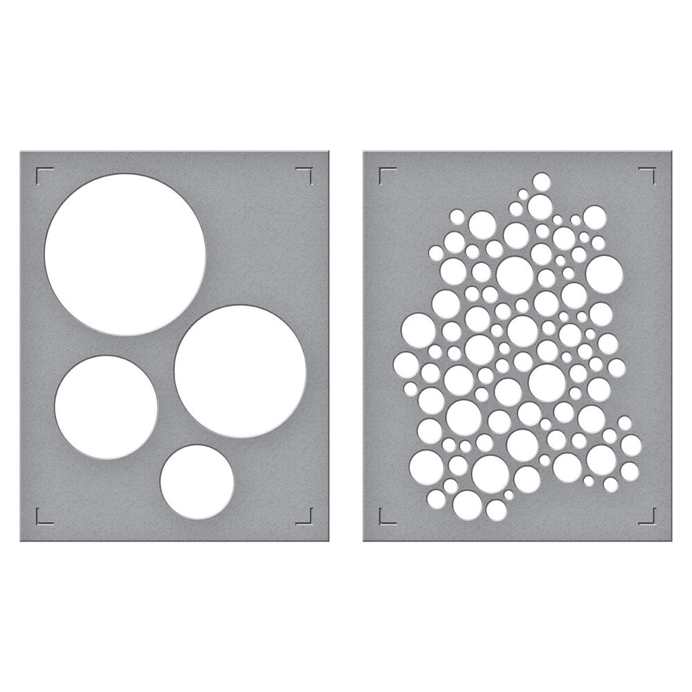 Spellbinders All About Christmas Stencil Lots of Circles (STN-106) Spellbinders All About Christmas Stencil Lots of Circles (STN-106)