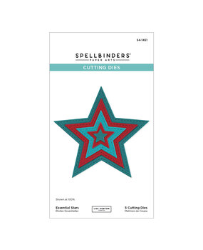 Spellbinders All About Christmas Etched Dies Essential Stars (S4-1451) Spellbinders All About Christmas Etched Dies Essential Stars (S4-1451)