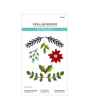 Spellbinders All About Christmas Etched Dies Christmas Foliage (S4-1452) Spellbinders All About Christmas Etched Dies Christmas Foliage (S4-1452)