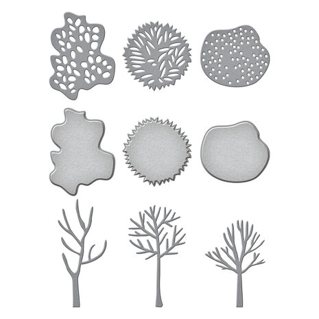 Spellbinders Autumn Archives Etched Dies Changing Trees (S4-1488) Spellbinders Autumn Archives Etched Dies Changing Trees (S4-1488)